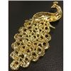 Image 4 : Large Royal Blue Jewel Peacock Broach