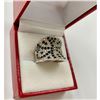 Image 3 : Ladies Simulated Diamond Ring with 925 Sterling SIlver Mount