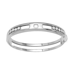 1.26 CTW Diamond Bangle 14K White Gold - REF-250R7K