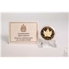 Image 1 : Royal Canadian Mint 1989 Canadian $50.00, 9999 fine pure gold, 1 ounce "Gold Maple Leaf" coin,