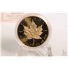 Image 2 : Royal Canadian Mint 1989 Canadian $50.00, 9999 fine pure gold, 1 ounce "Gold Maple Leaf" coin,