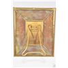 Image 3 : Antique gilt bronze and slag glass Tiffany Studios New York 948 picture frame with grape and leaf de