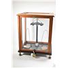 Image 1 : Antique glass cased balance scale made by F. Sartorius/Werke Gottingen, 19" in height