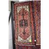 Image 1 : 100% handmade Iranian Zanjan carpet with center medallion, overall geometric pattern with stylized f