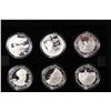 Image 2 : The Royal Mint 2014 "First World War-Outbreak" UK 5 pound six coin silver proof set in padded presen
