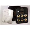 Image 1 : Cased limited edition "Sands of Gallipoli" 90th Anniversary medallion set with six cased medallions 
