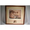 Image 1 : Framed limited edition print titled "Lady in Waiting" pencil signed by artist David N. Kitler II/X f