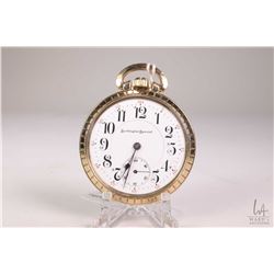 Burlington size 16 pocket watch, 19 jewel, grade 805, model 9. Serial no. 2570151 dates this watch t