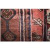 Image 2 : 100% handmade Iranian Hamden carpet runner, with triple medallion, soft red background, geometric pa
