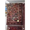 Image 1 : 100% handmade Iranian Bakhtyar carpet with center medallion, overall floral design in tones of red, 
