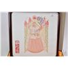 Image 2 : Two Oriental themed pictures including head dress portrait with presenation box and a pen and ink dr