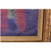 Image 3 : Framed pastel on board marked on verso "Vancouver Night Lights from Stanley Park" copied from a post