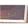Image 3 : Framed acrylic on canvas nude painting signed by artist (?), 27 1/2 X 19 1/2"