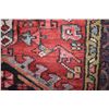 Image 2 : 100% handmade Iranian Karajeh carpet runner with multiple medallions, red background and highlights 