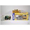 Image 1 : Three die cast toys including a 1:32 scale PC 400 LC-6 Komatsu Excavator, a 1:32 scale Timber Jack G