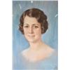 Image 2 : Framed original pastel on paper portrait painting titled "Mary Katherine Pearce" by American artist 