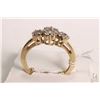 Image 2 : 14kt yellow gold and diamond ring set with .52cts of round full cut diamonds. Retail replacement val