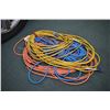 Image 1 : Three heavy duty extension cords including ridgit 30 metre