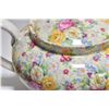 Image 2 : Selection of vintage Lord Nelson "Rose Time" chintz china including a tea pot, six tea cups and sauc