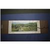 Image 3 : Five Oriental scrolls including trees and water in wooden box, Oriental mountain scene with pagoda, 