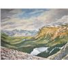 Image 2 : Framed oil on board painting titled on verso "Pinto Lake and Cline Valley" signed by artist John Ryn