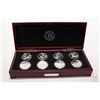 Image 1 : Bradford Exchange eight coin "World War II- Bombers Collection" one crown coin set including B-17 Fl