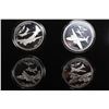 Image 2 : Bradford Exchange eight coin "World War II- Bombers Collection" one crown coin set including B-17 Fl