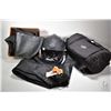 Image 1 : Harley Davidson canvas zippered caddy and a Harley Davidson HD-J1B large size helmet with clear face