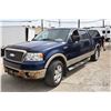 Image 2 : 2008 Ford F 150 Lariat Crew Cab 4X4 pick up truck with air/cruise/tilt/ power windows and locks, AM/