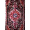 Image 2 : 100% handmade Iranian Nahavand carpet with center medallion, overall floral design and multiple bord