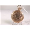 Image 2 : Elgin size 8 pocket watch. 15 jewel grade 66, model 1. Serial no. 1373165 dates to 1884. 3/4 gilt pl