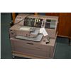 Image 1 : Vintage National Cash Register, electric two drawer cash register, includes key. Numbered 5141547
