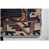Image 2 : 100% handmade Iranian Zanjan carpet runner with multiple medallions, overall geometric pattern inclu