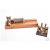Image 1 : Antique Inductorium medical apparatus containing induction coils used for producing a continuous plu