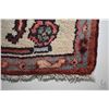 Image 2 : 100% handmade Iranian Hamden carpet runner with triple medallion with red background and highlights 