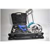 Image 1 : Selection of tools including a Makita 5007NB circular saw, Mastercraft heat gun, Maximum 1/2" torque