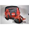 Image 1 : Hilti Utility bag with a Hilti SCM 22-A cordless circular saw, note no charger or battery