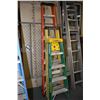 Image 1 : Sturdy 8' step ladder, a Werner 6' step ladder and a Featherlite 5' step ladder