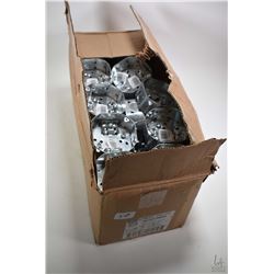 Hubbell Trade Select 50 count box of 4" X 1 1/2" hexagon electrical box for lighting fixtures and sm