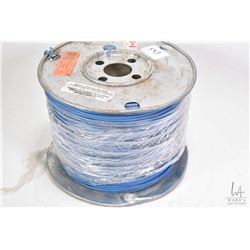 Full spool of 300 metres of 14 gauge blue wire