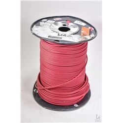 3/4 full spool of 10 gauge red wire