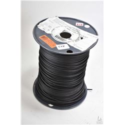 3/4 spool of 10 gauge black wire