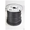 Image 1 : 3/4-full spool of 12 gauge black wire