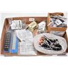 Image 1 : Eight Hubbell Netselect internet Cat 5E cable connectors, bag of socket connectors etc. plus three S
