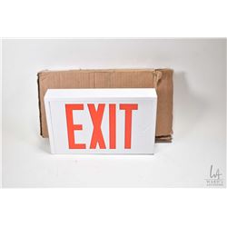 Aim Lite steel exit sign, new in box