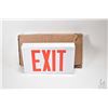 Image 1 : Aim Lite steel exit sign, new in box