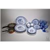Image 1 : Four place setting of Royal Heritage porcelain blue and white china including dinner plates, side pl