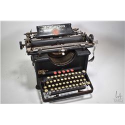 Vintage Remington typewriter, note missing one foot