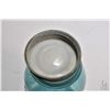 Image 2 : Six vintage Ball Perfect Mason sealing jars with original zink lids lined with milk glass