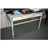 Image 1 : Shabby Chic single drawer baker's table